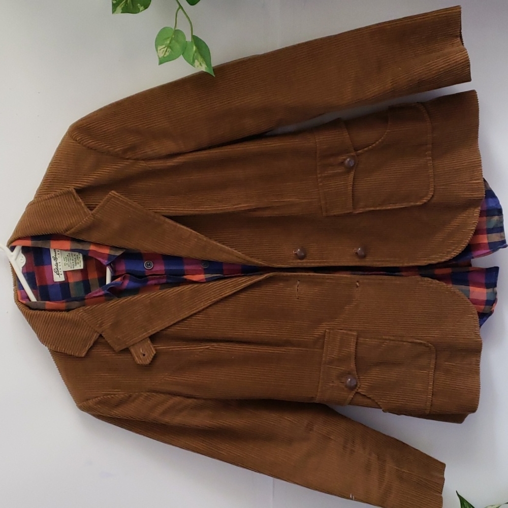 Vintage Monette Casual Corduroy  Blazer.